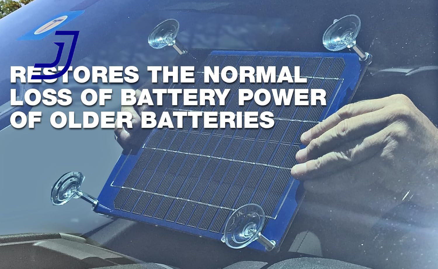 Solarpulse SP-12 Solar Battery Charger Maintainer, 12 Watt, Blue