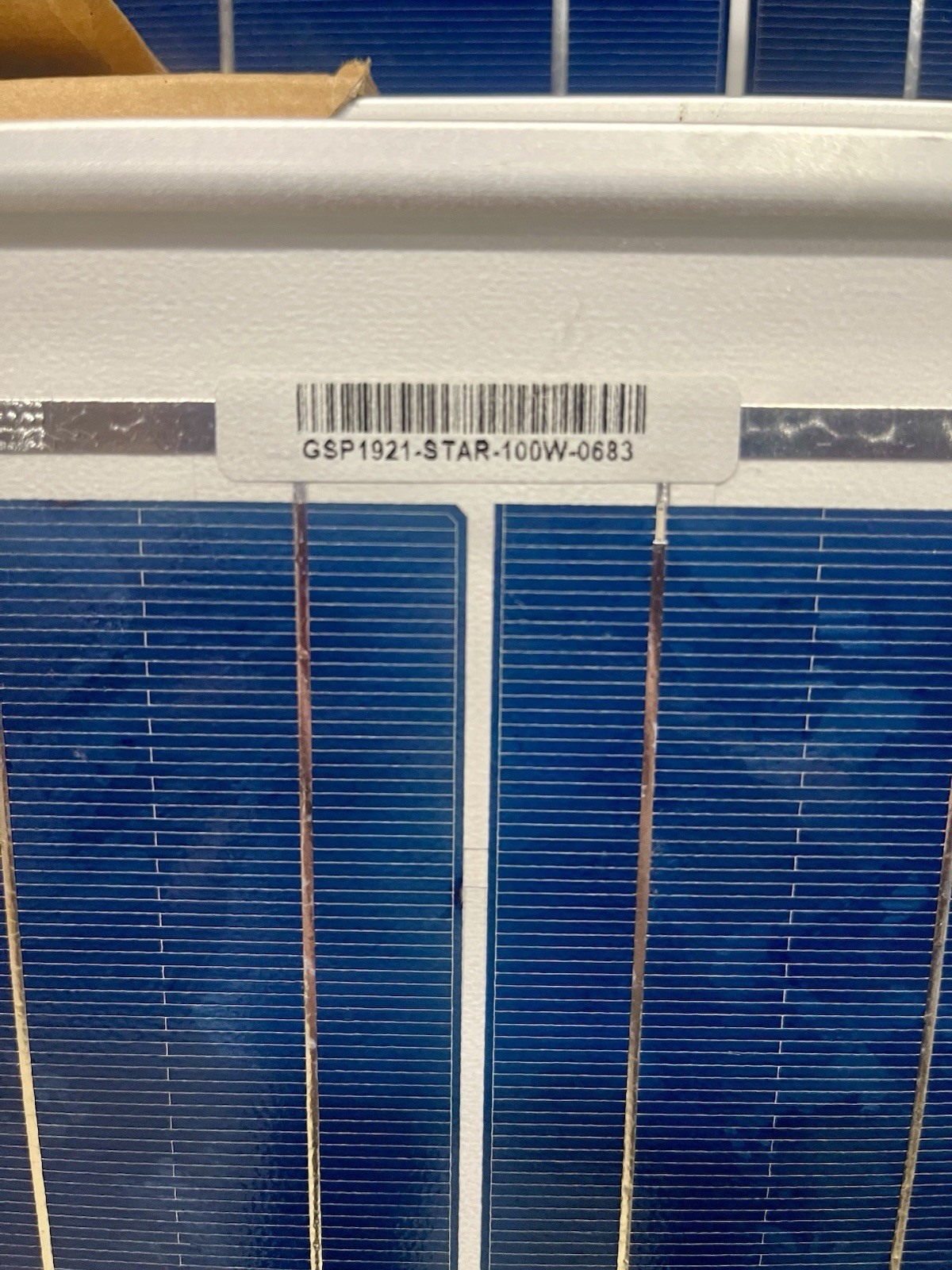 Lot Of 7 Grape Solar GS-Star-100W 12V Solar Panels Tested Open Box PICKUP ONLY