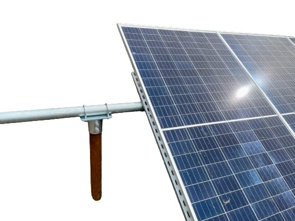 Solar Panel Array Ground Mounting Bracket Top Cap 2″ (2 3/8″ OD) Pipe