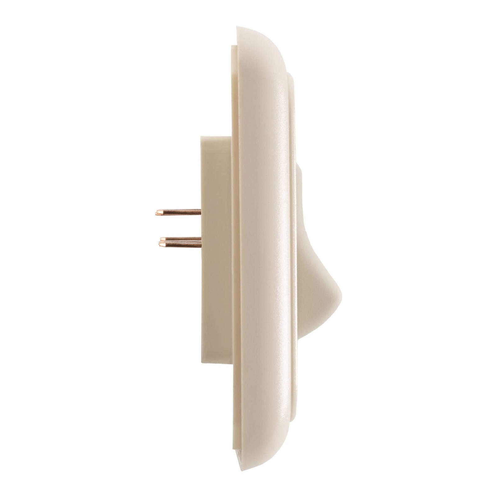 Triple SPST On-Off Switch with Bezel, 12-Volt, for RV, Trailer, Camper (Almond)