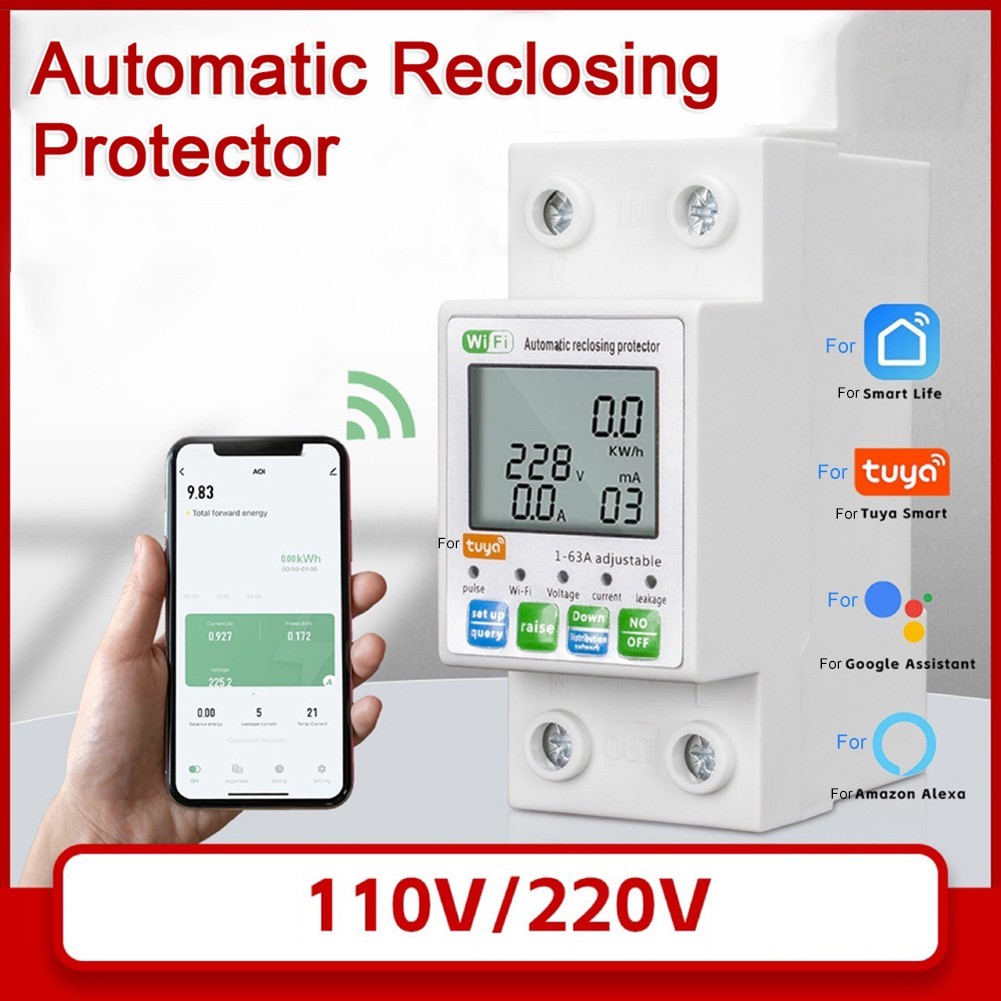 Widespread Applications of For Tuya WiFi Smart Meter Current Breaker Device