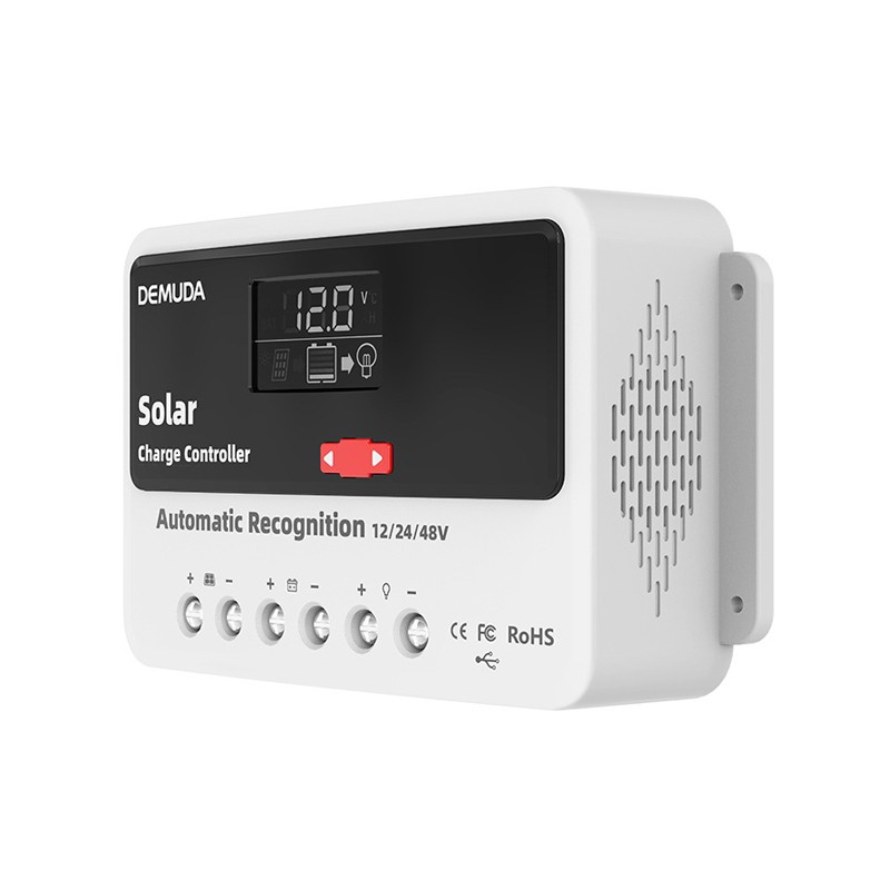 30A 40A 50A 60A Solar Panel Charge Controller 12/24/48V LCD Regulator Charger