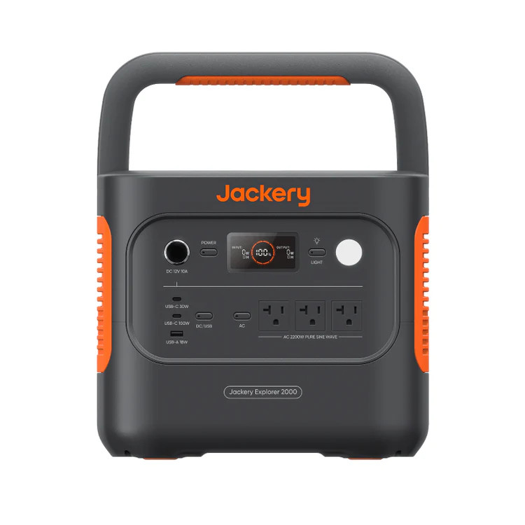 Jackery Explorer 2000 v2 Portable Power Station 2042Wh 2200W LiFePO4 Outdoor