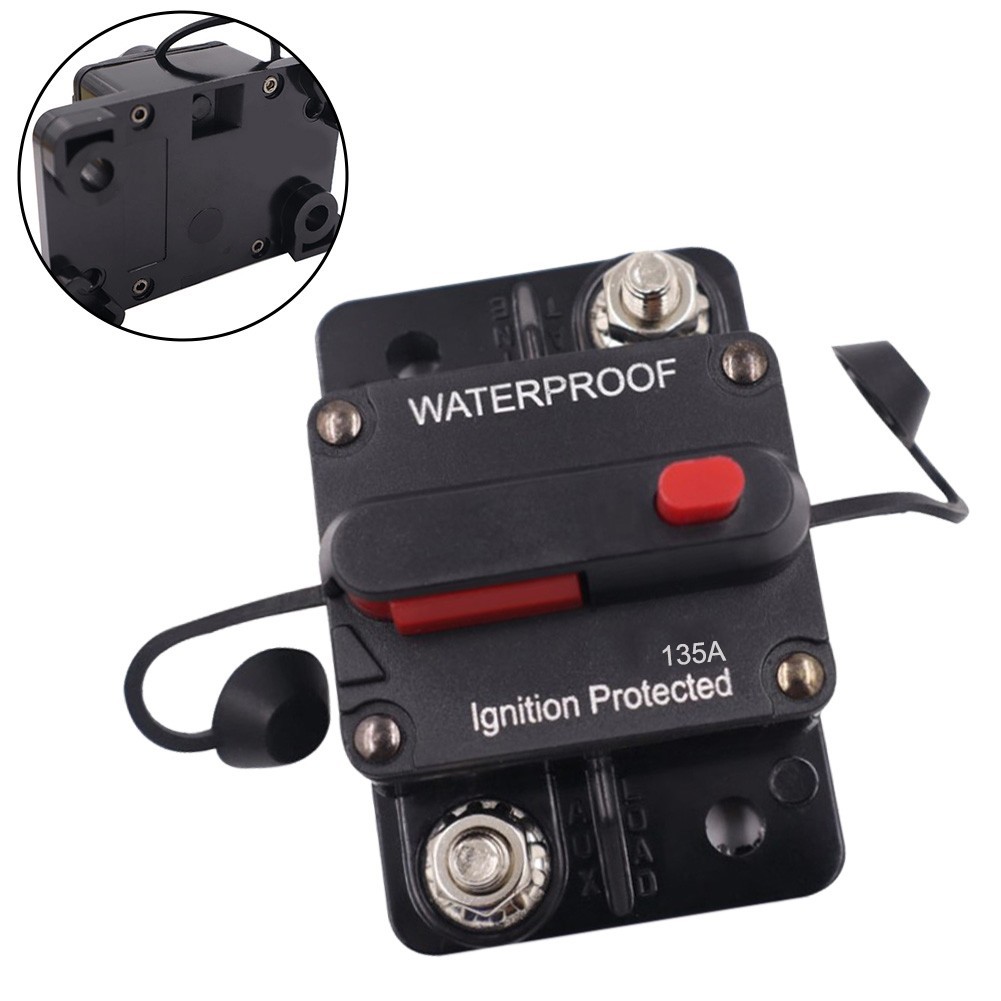 Manual Reset 135A Circuit Breaker with Push Button for Solar Applications