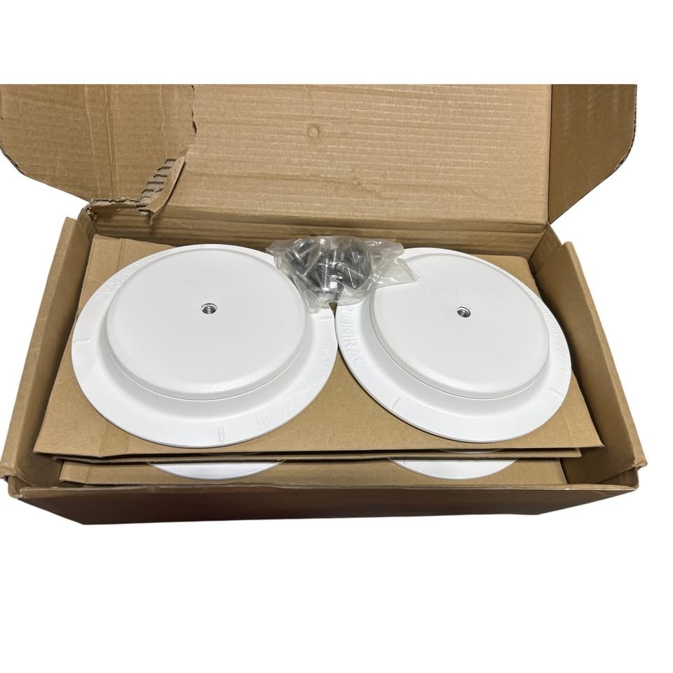 New In Box 10-Pack Unirac White Flat Roof Attachment Assemblies M60950 Solar