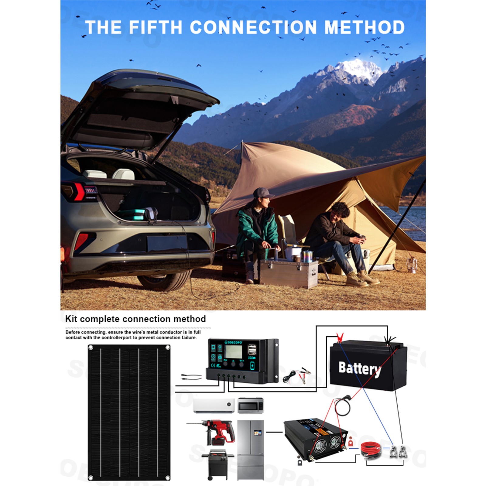 20000W Solar Power Inverter Kit | 800W Panel + Controller | 12V/24V to 110V/220V