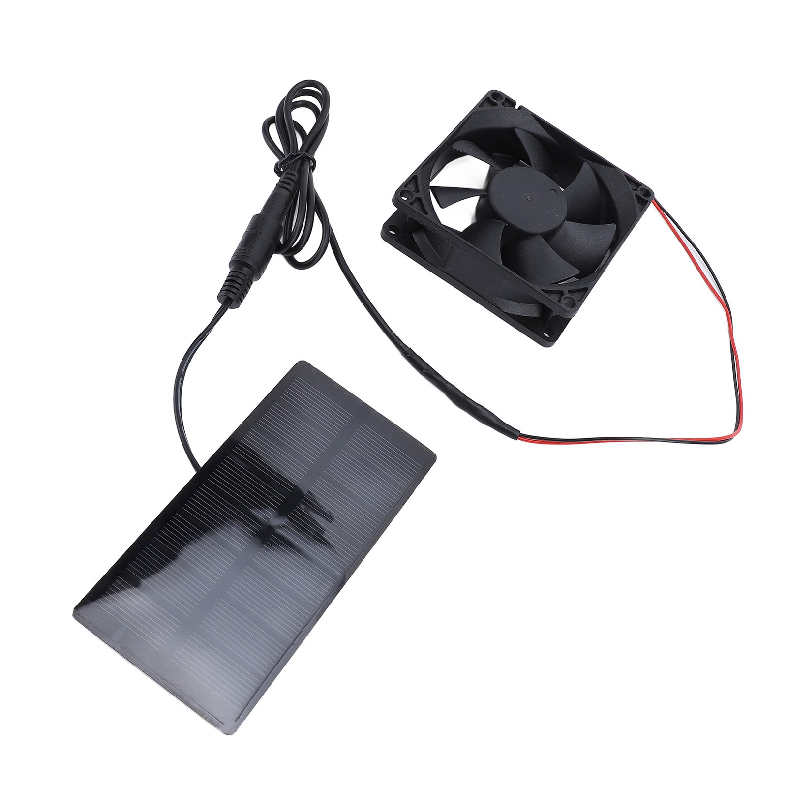 0.8W 4V Solar Panel Fan Kit Efficient Cooling For Greenhouses Easy To Use