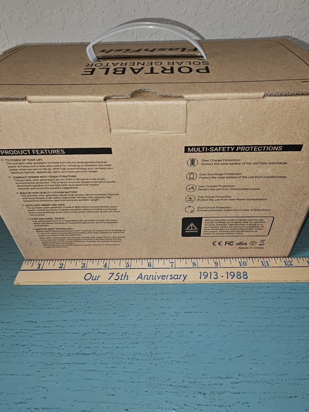 Flashfish E200 Portable Solar Generator-Brand New In Box