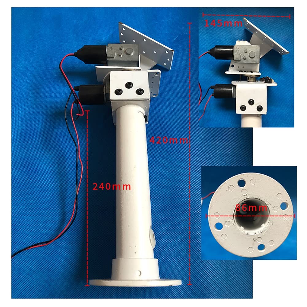 DC Dual-axis Gimbal For Solar Tracking Monitor Large Load High Torque X/ Y-axis