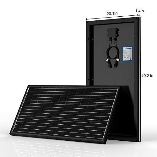 ACOPOWER 100 WATTS MONO SOLAR PANEL – BLACK