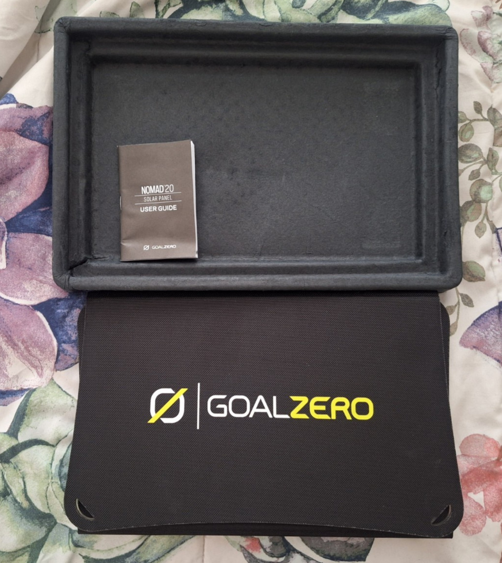Goal Zero Nomad 20 20W Foldable Solar Panel Charger Black (11910)