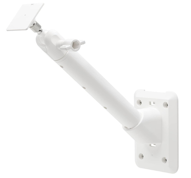 Holicfun Universal Solar Panel Wall Mount for Ring, Eufy, Arlo, Wyze, White