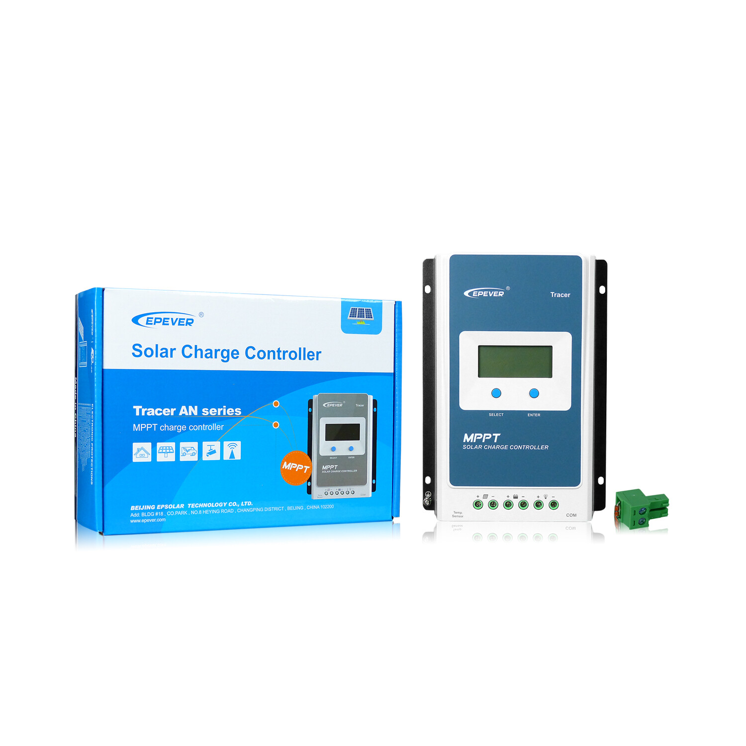 EPEVER mppt Solarladeregler 10A/20A/30A/40A Solar Panels Regulator Tracer-AN
