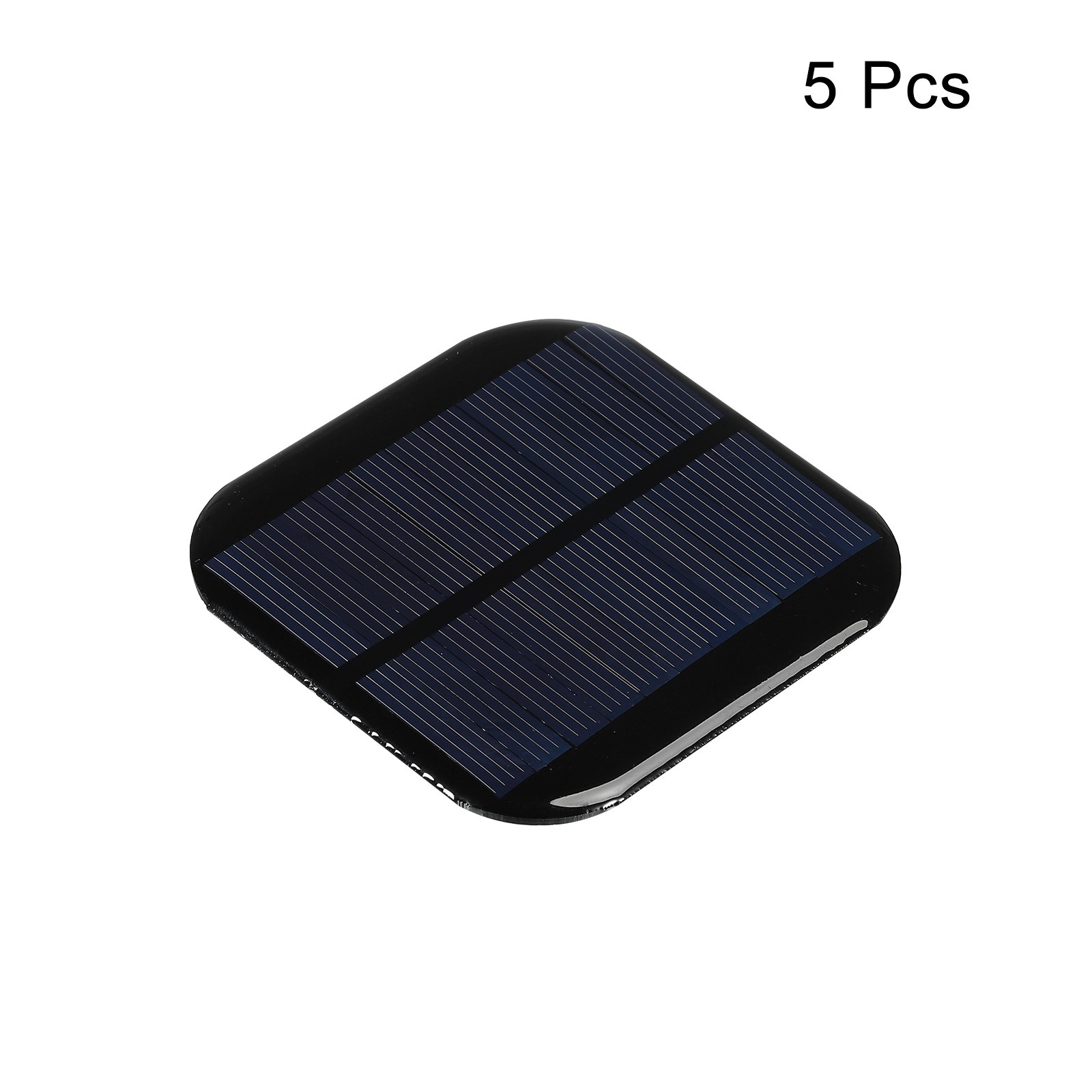 Mini Solar Panel Cell 5.5V 130mA 0.715W 72mm x 72mm for DIY Project Pack of 5