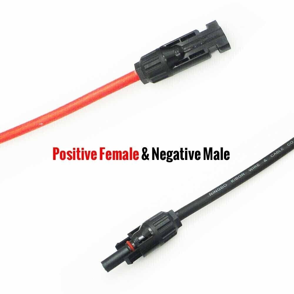 50 AMP Anderson Plug to Solar Panel Cable Y Adaptor Connector 30cm 6mm²