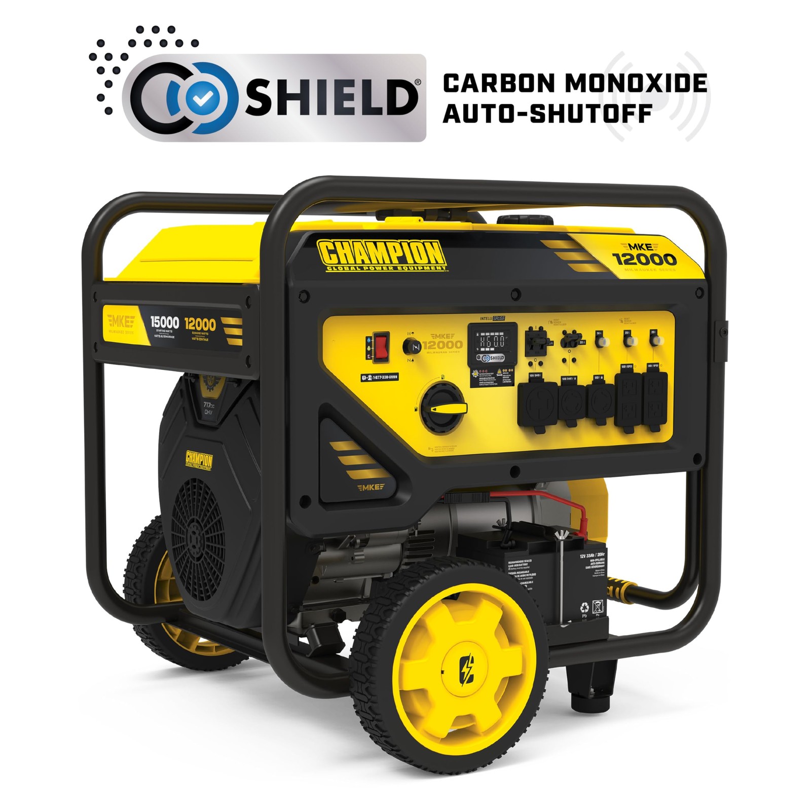 Champion Power Equipment 15,000-Watt MKE Series Portable Generator with Elect…