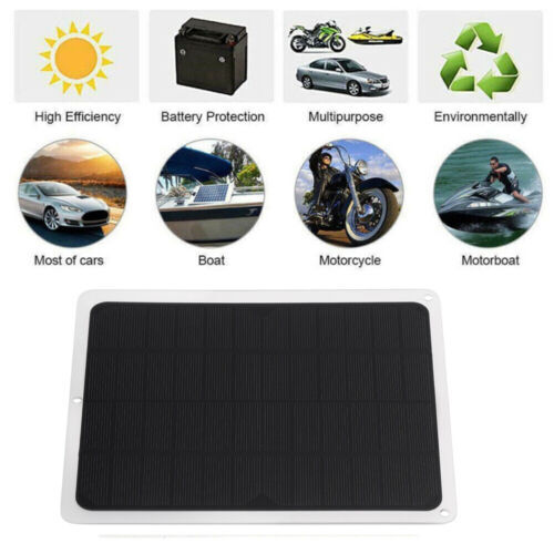 20W/80W 12V Car Boat Yacht Solar Panel Battery Charger Power Supply Outdoor New