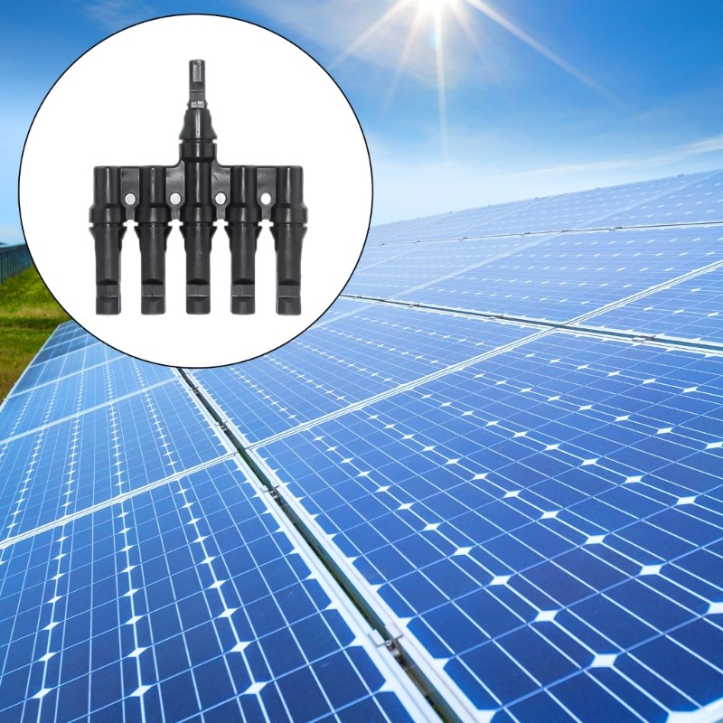High Performances Solar Panel T Branch Connectors Waterproof and Heat Resistant