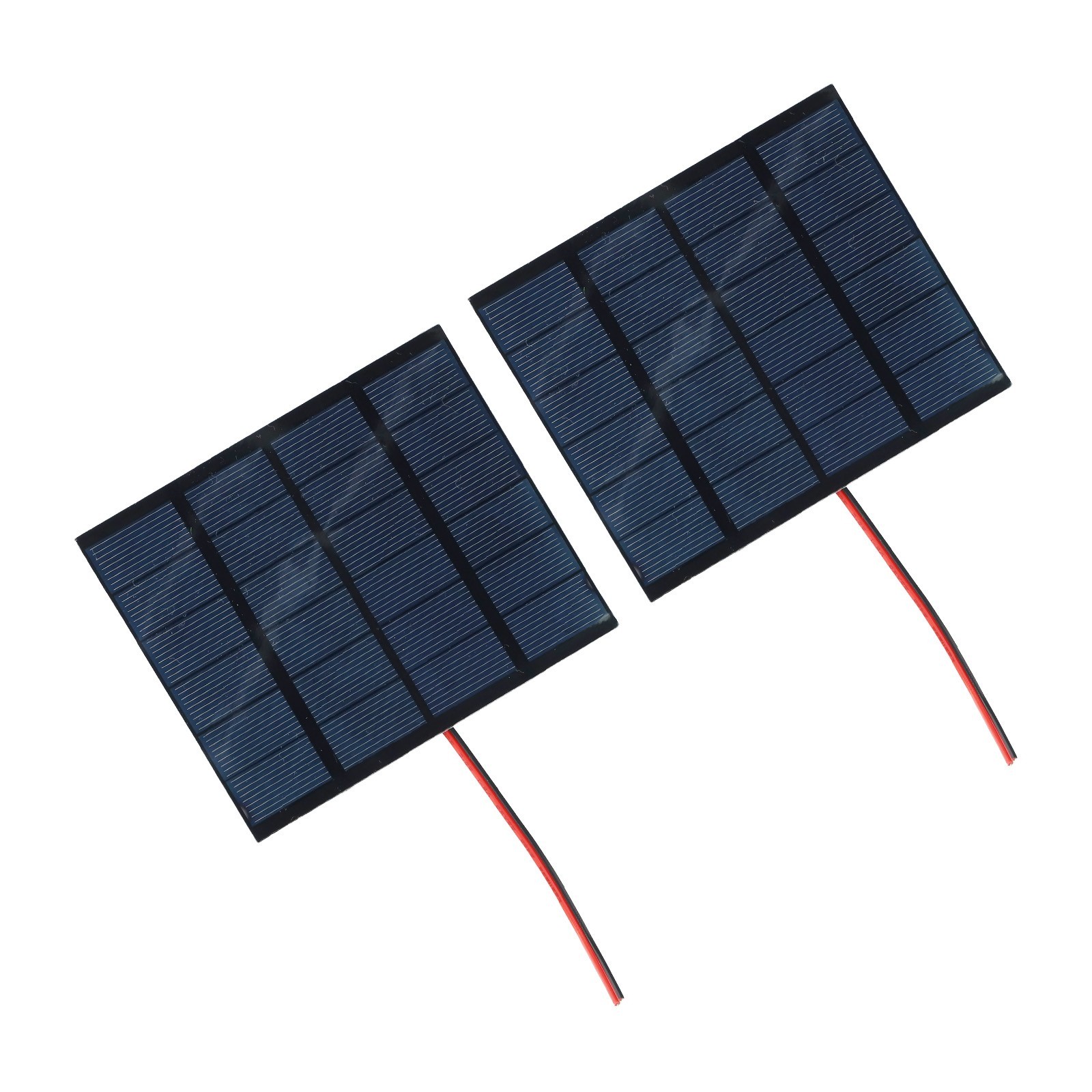 Compact 1 5W Polycrystalline Solar Panel with Wire for DIY Electrical Use
