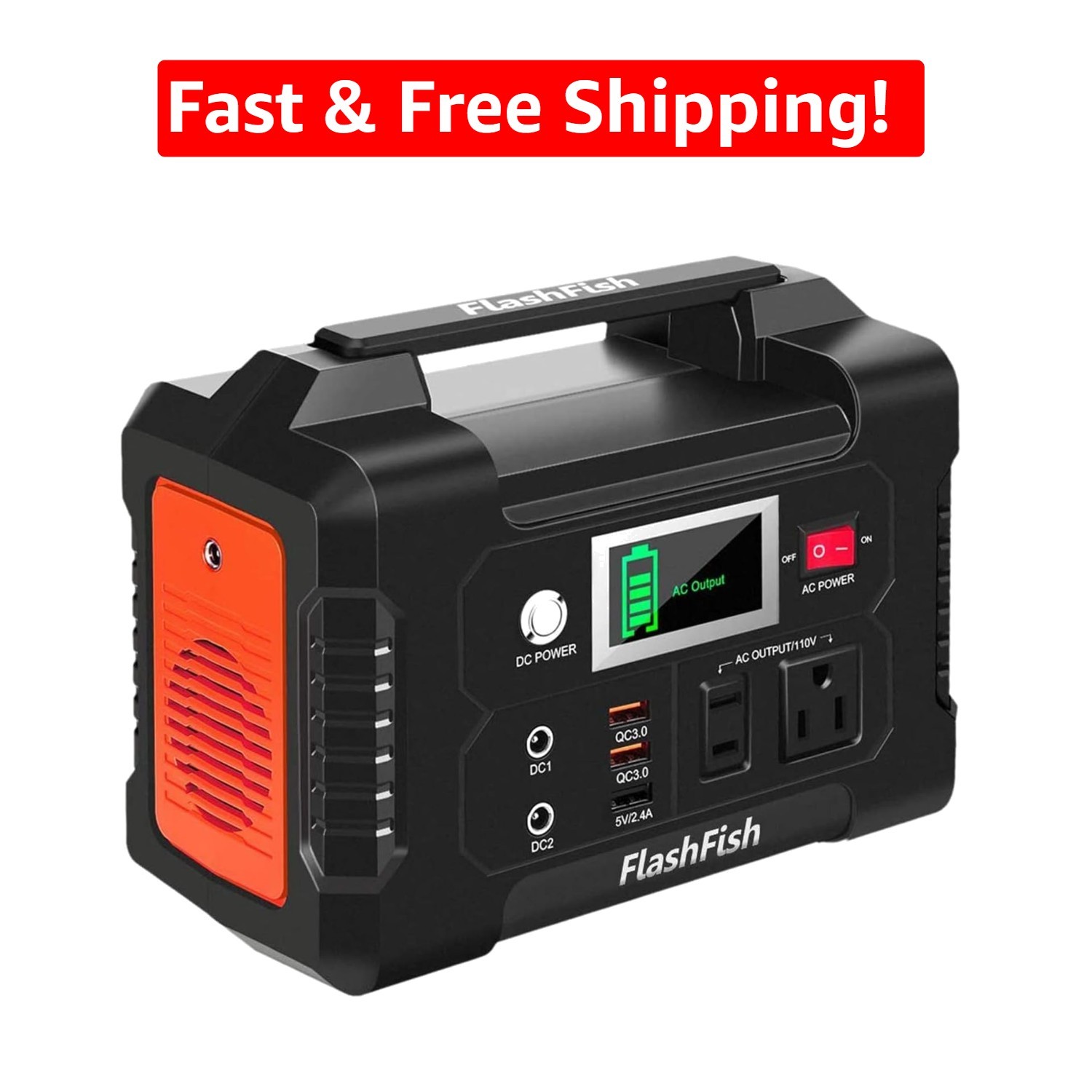 40800mAh Portable Power Station: Versatile Charging for Adventures & Emergencies