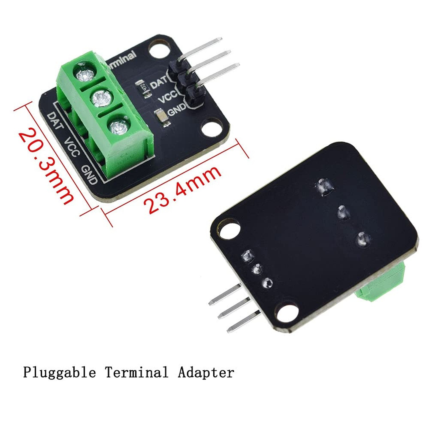 2 Pack Temperature Sensor Module Kit with Waterproof Stainless Steel Probe, T…