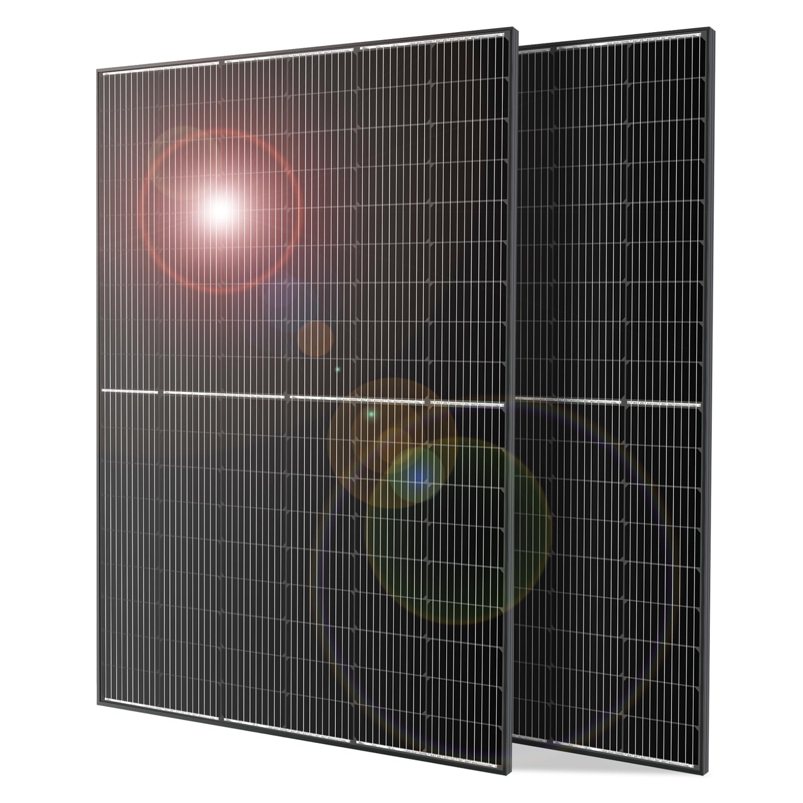 DOKIO 800W (2×400W) Monocrystalline Solar Panels (31V per Panel) for 400W*2