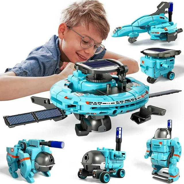 Watudou Blue Space Fleet 6 In 1 Solar Rechargeable  Brand New
