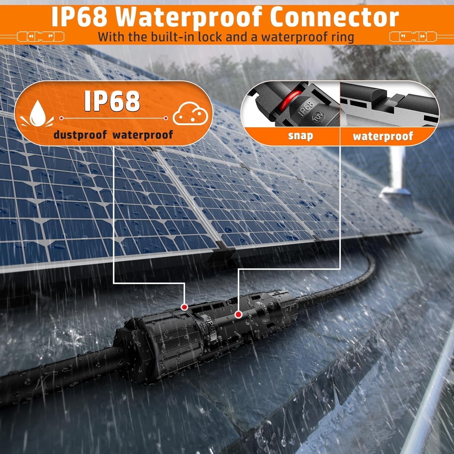 Kit Crimpadora Solar Conectores Llaves Panel Fotovoltaico Carraca 16 10 AWG