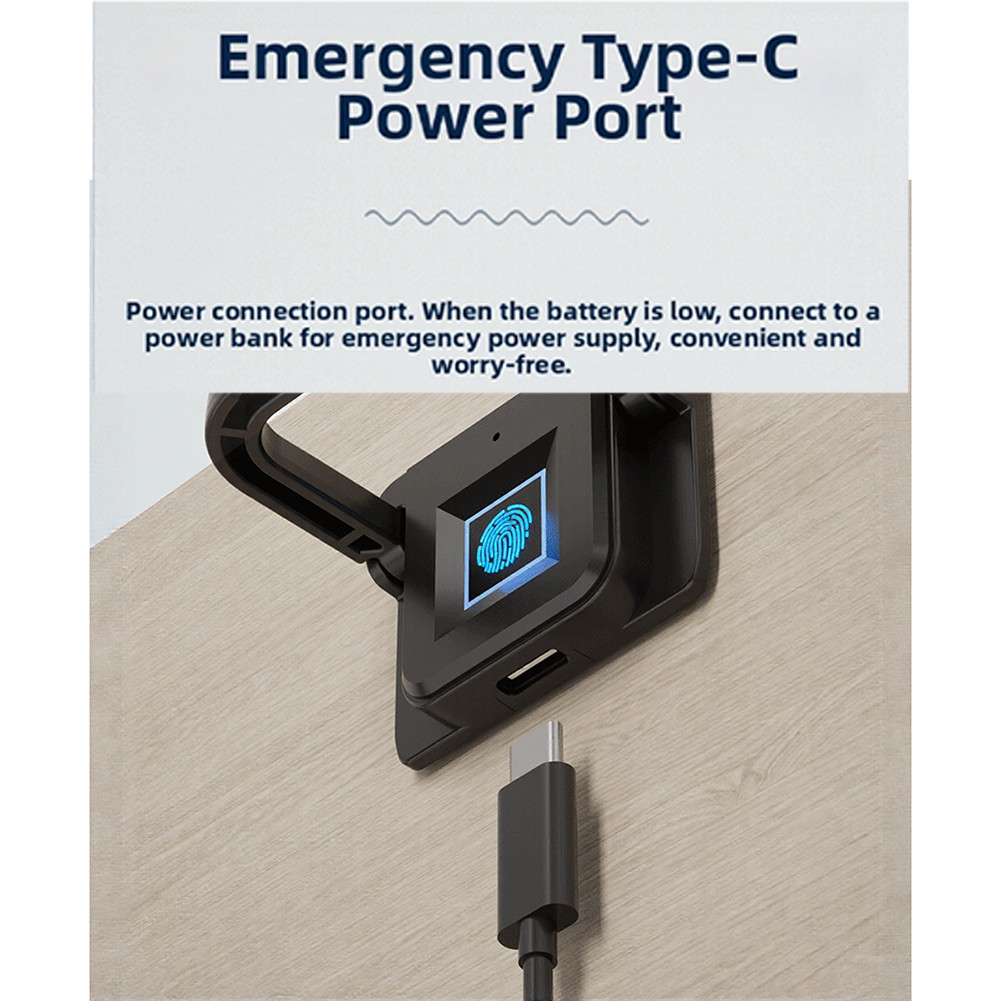 Fingerprint Lock Biometric Security For Home For Office Scratch-resistant Alloy
