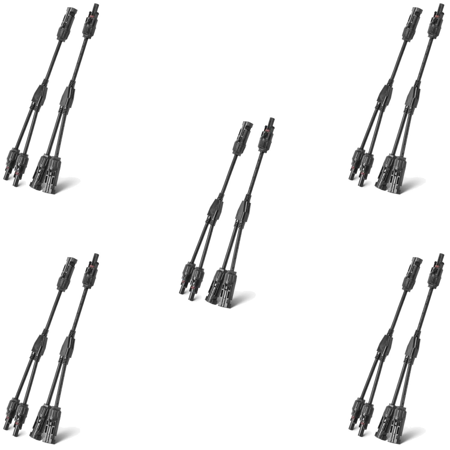Solar Panel Y Branch Cable Connector Pair