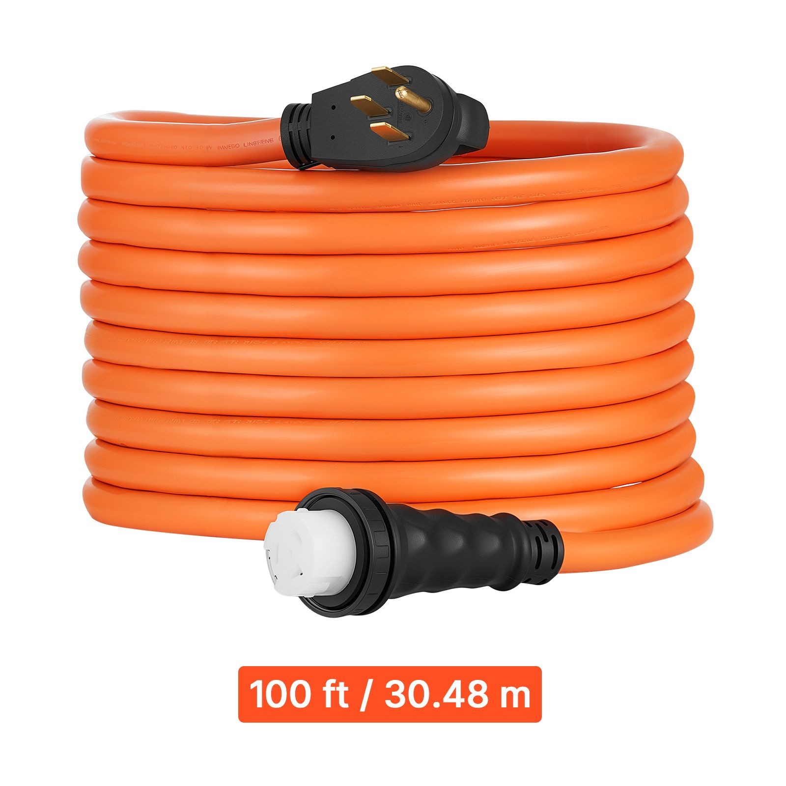 50 Amp Generator Cord, 100 Feet, 125/ 250V RV Power Cord NEMA 14 – 50P to SS2