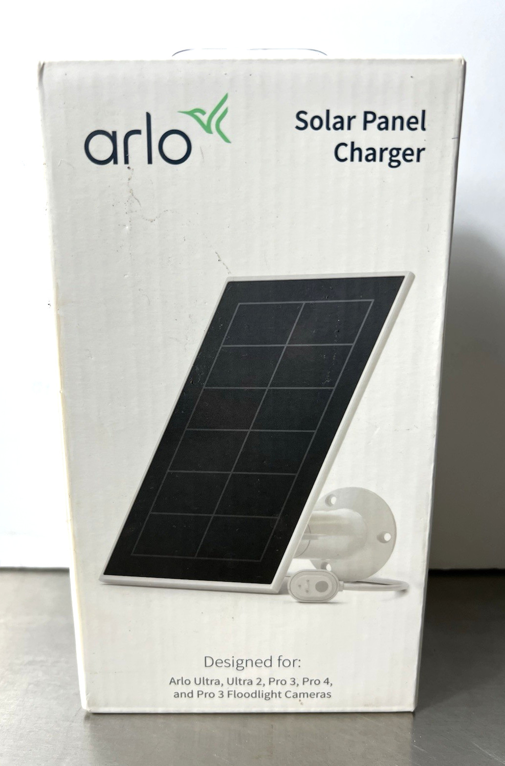 Arlo Solar Panel Charger for Arlo Ultra and Pro 3/4 + Pro 3 Floodlight Cameras