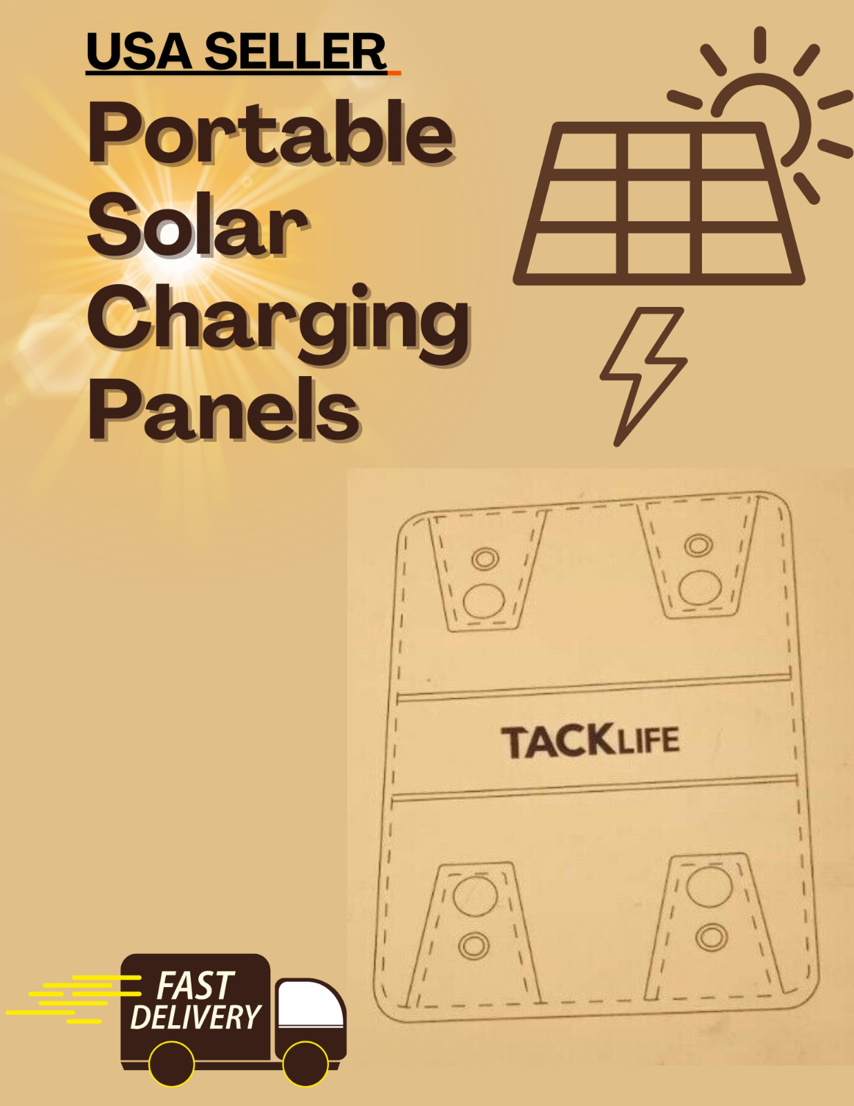 Tacklife Portable Solar Panel- Test Tool Series – SP101