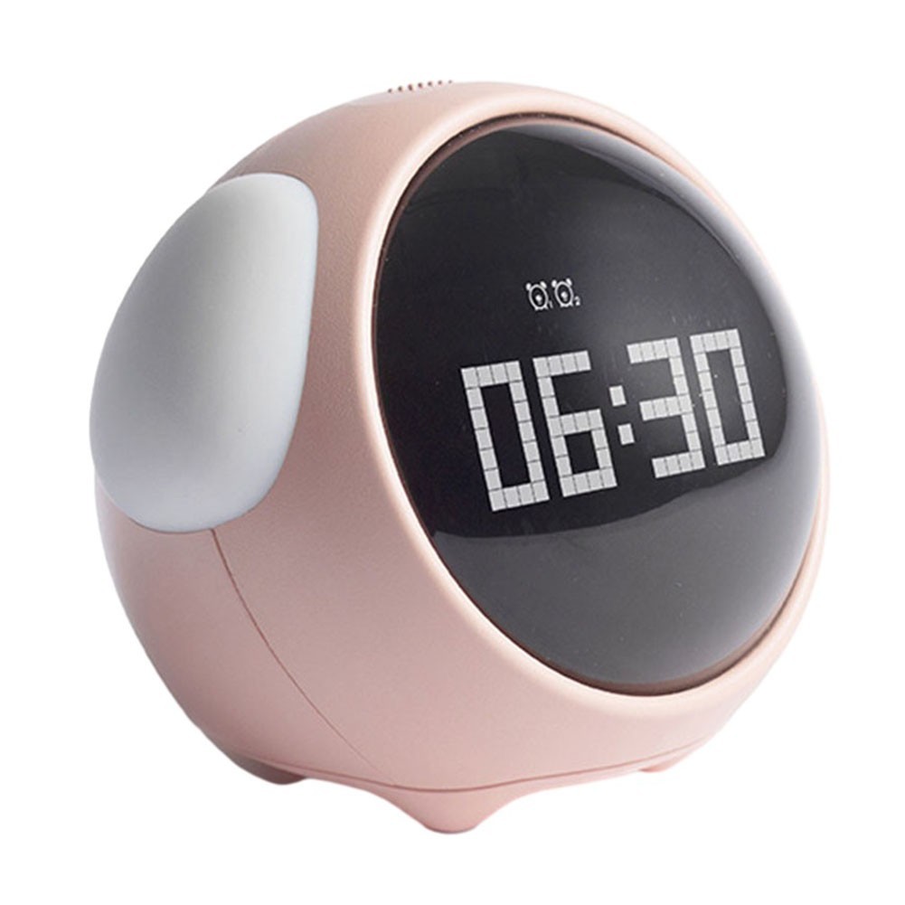 Fun Expression Alarm Clock for Children with Voice Control Night Light