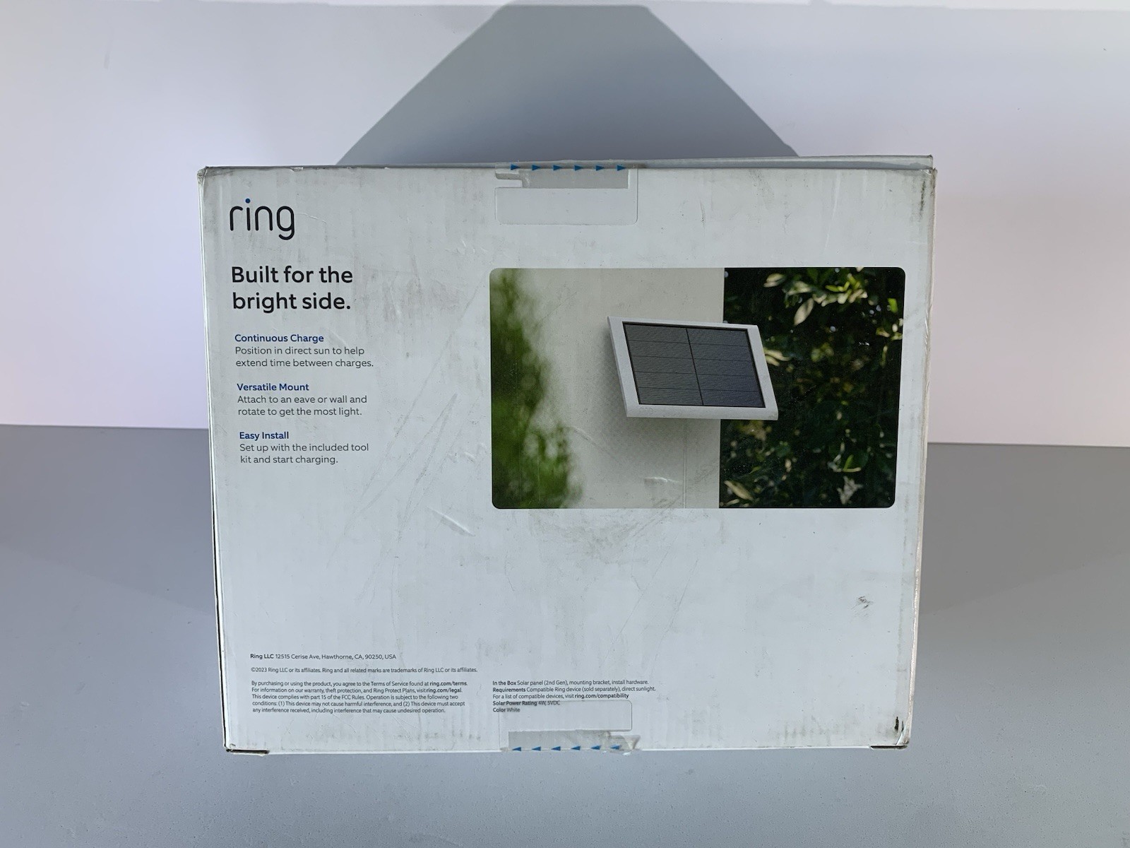 Ring Solar Panel for Select Ring Security Cameras – White