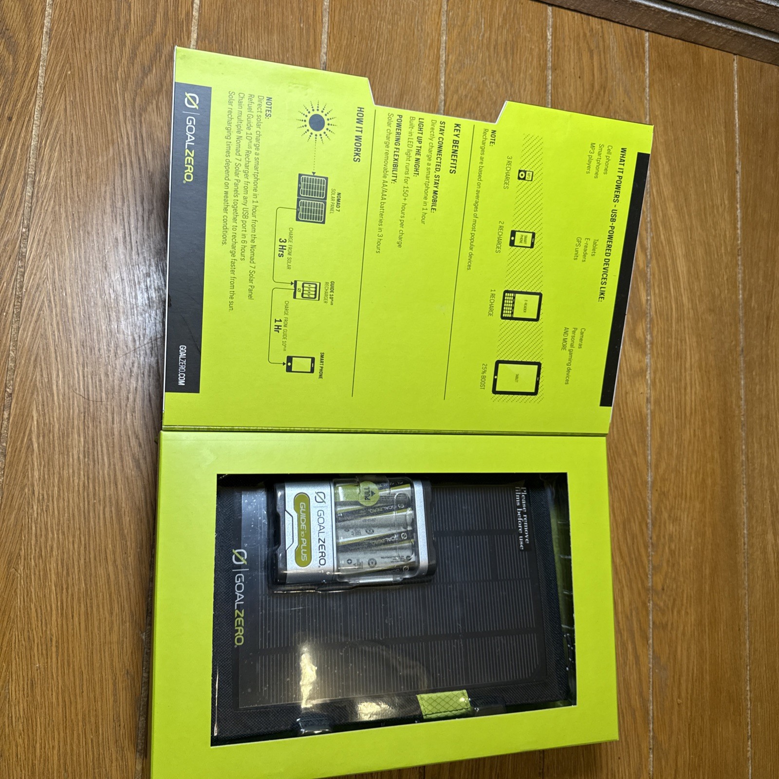 Goal Zero Guide 10 Plus Solar Charging Kit Recharger $ Solar Panel