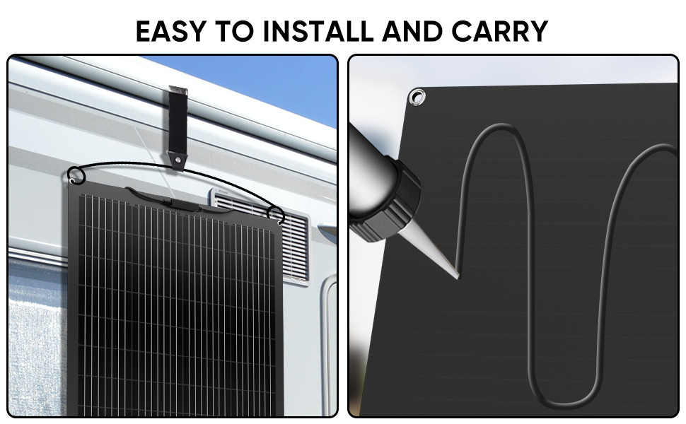 600W Flexible Solar Panel Mono 12V Portable Power Camping Home RV Battery Charge