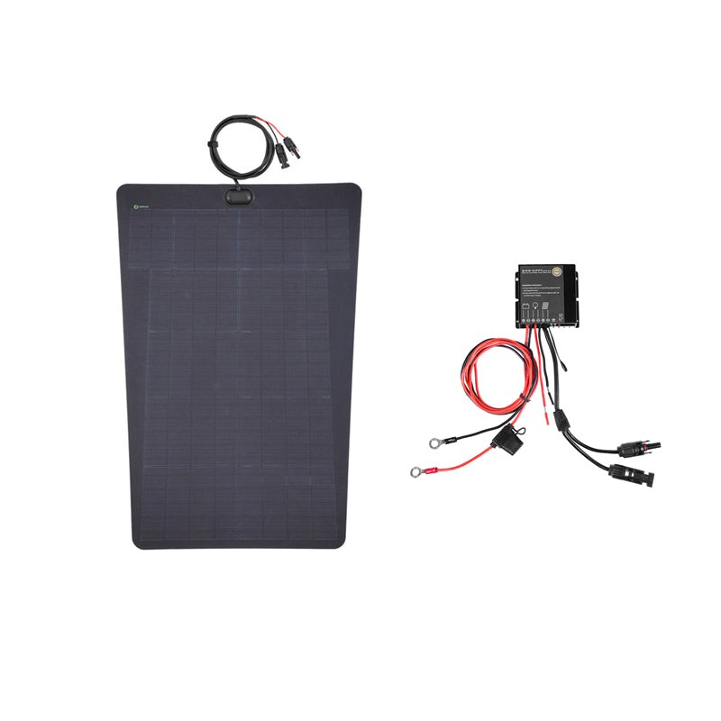Good 75W 12V Bonnet Flexible Solar Panel U7 Land Rover Defender 110/90 Campers