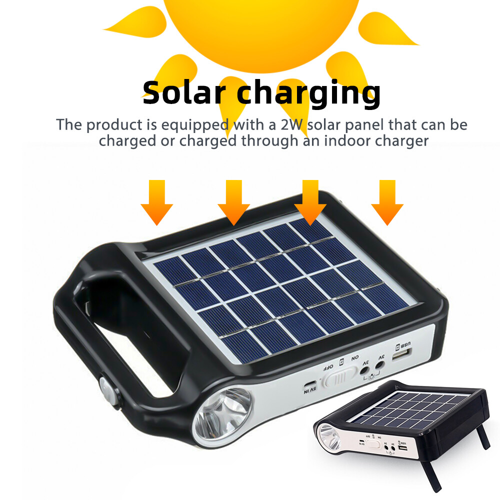 Portable Power Station Solar Generator Panel Power Bank Outlet Camping Emergency