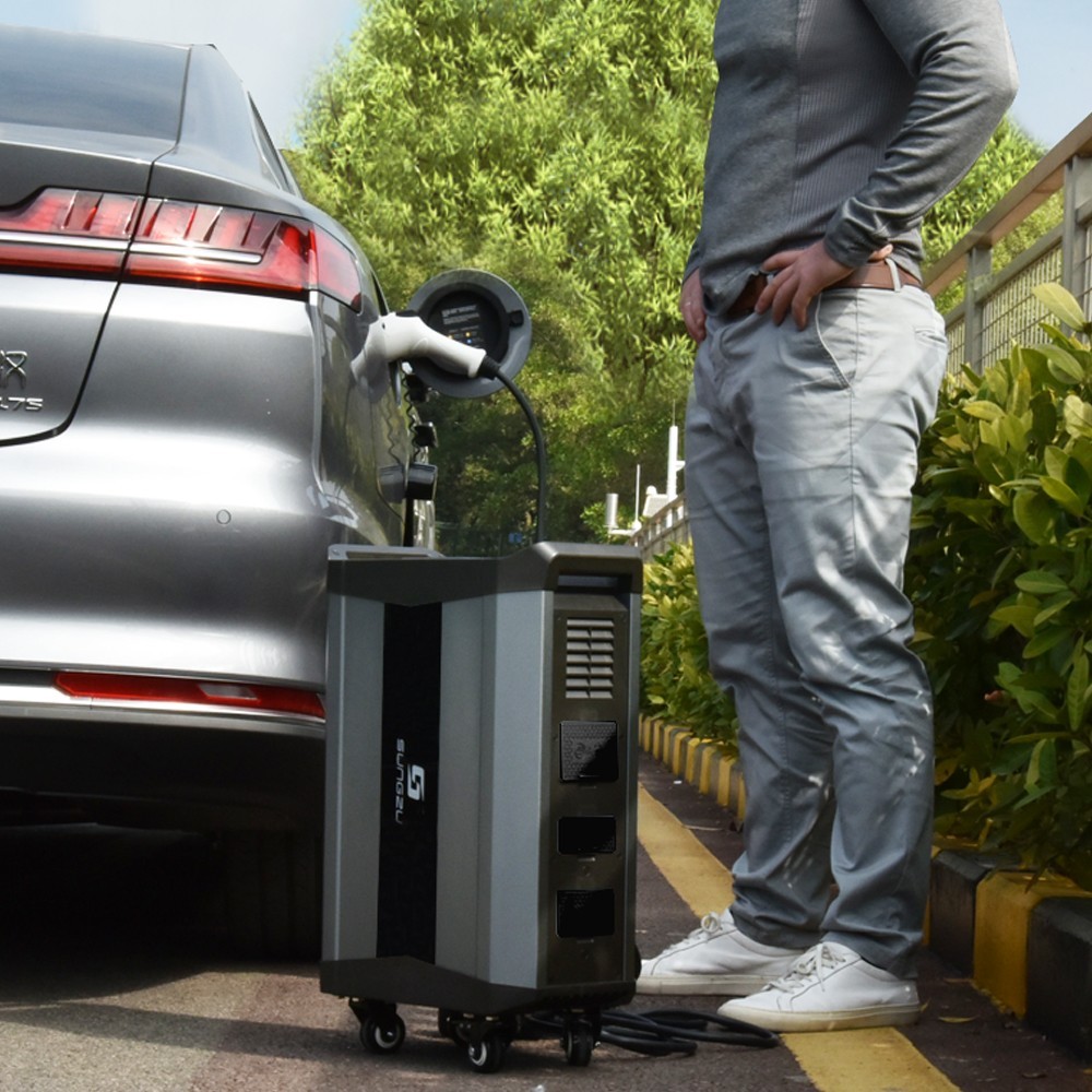 Solar Generator 2000W Portable Power Station DC/AC Power Bank for Outdoor Power