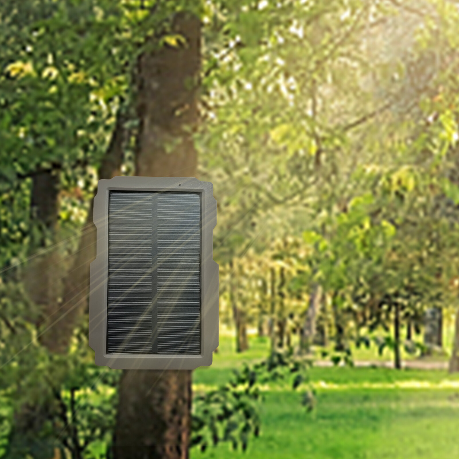 3000mAh 6V-12V Solar Panel Set W/ Charging Adapter Fior Trail Camera S7T0