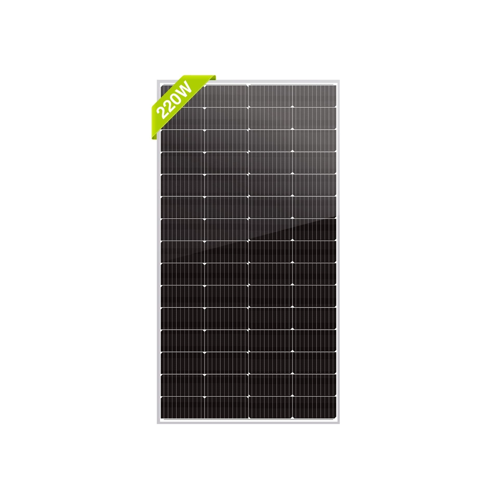 Newpowa 220W Monocrystalline Solar Panel 10BB Cell Solar Panel 220 Watt 12V H…