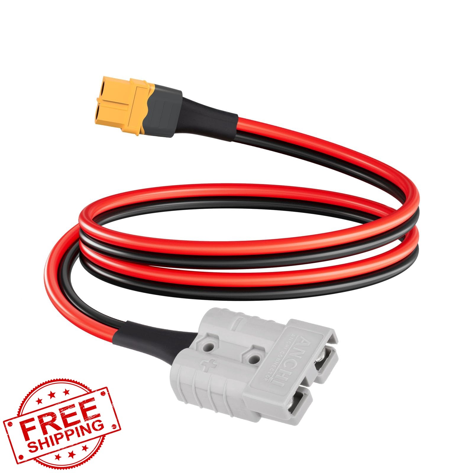 ELFCULB 10AWG 2FT SB50 to XT60 Cable
