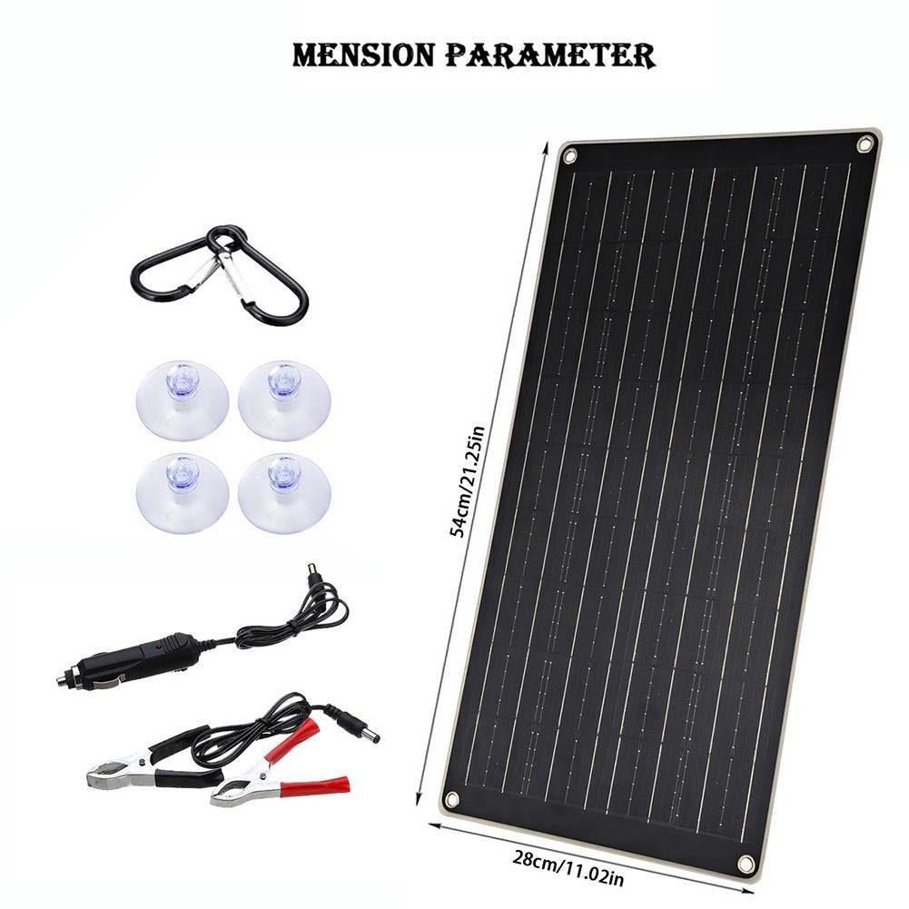 Dual USB 40W Solar Panel 18V for Outdoor Mobile Phone and Vehicle Charging