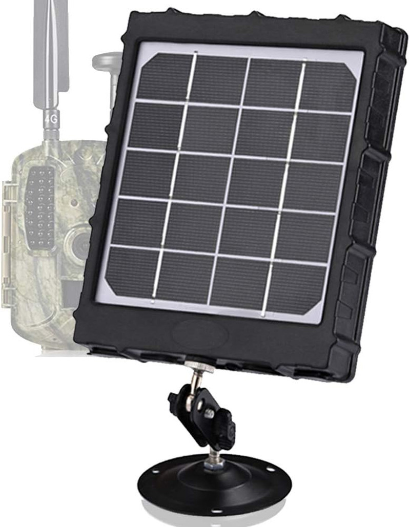 TKKOK Trail Camera Solar Power Panel 8000Mah 3W Supporting 12V 9V 6V for All 3G