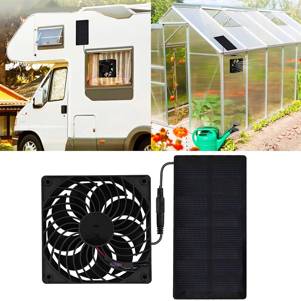 2W 4V Solar Exhaust Fan for Outdoor Use Efficient Green Energy Ventilation