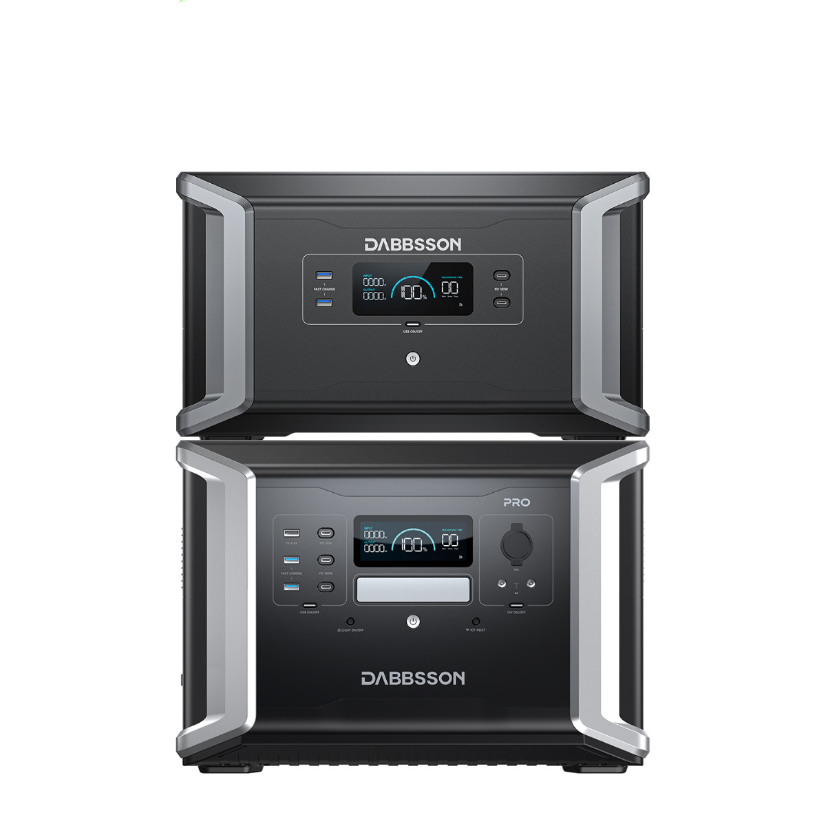 Dabbsson Portable Power Station 2000-2400W Solar Generator + Expandable Battery
