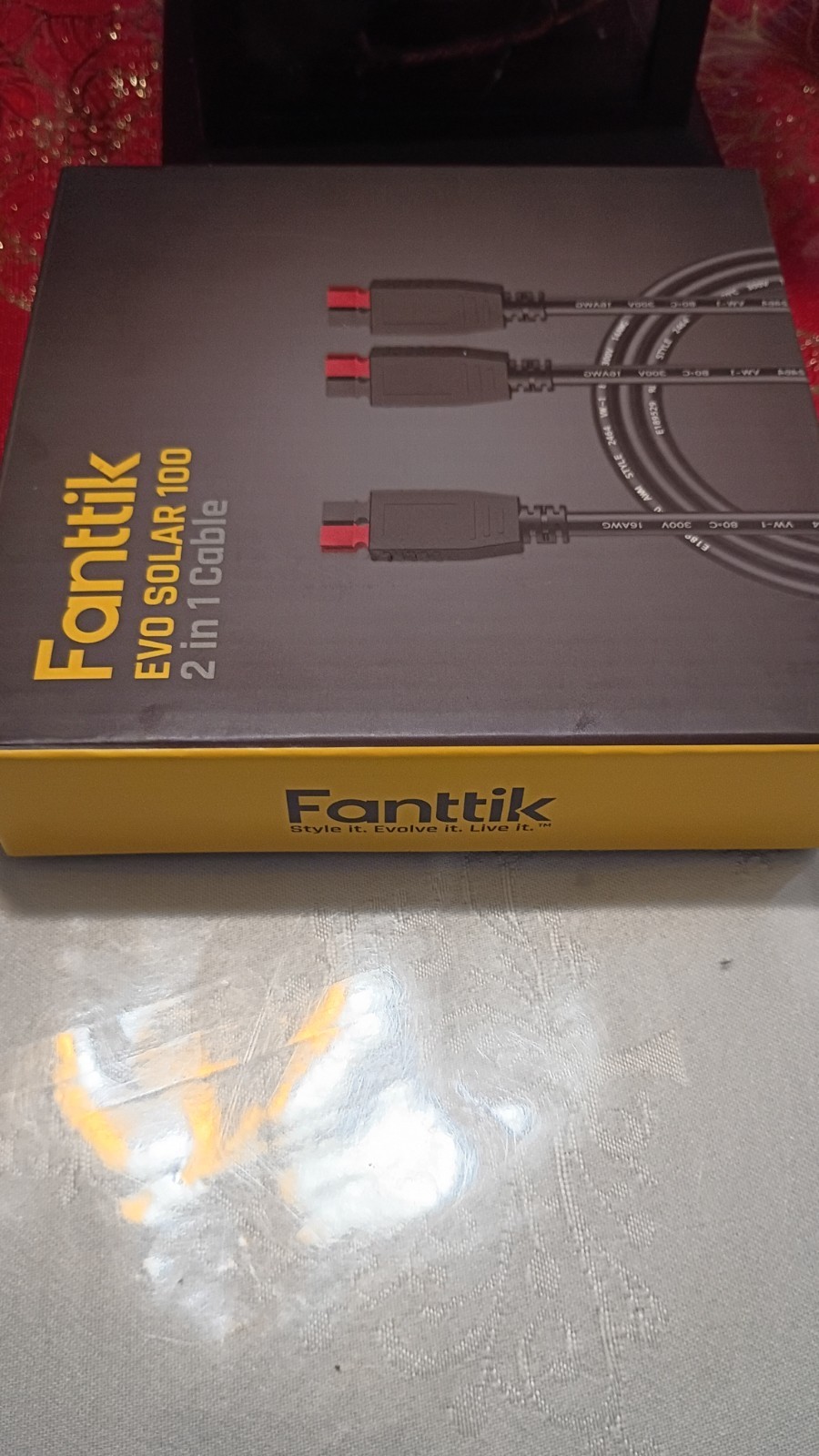 Fanttik evo solar 100 2 in 1 cable