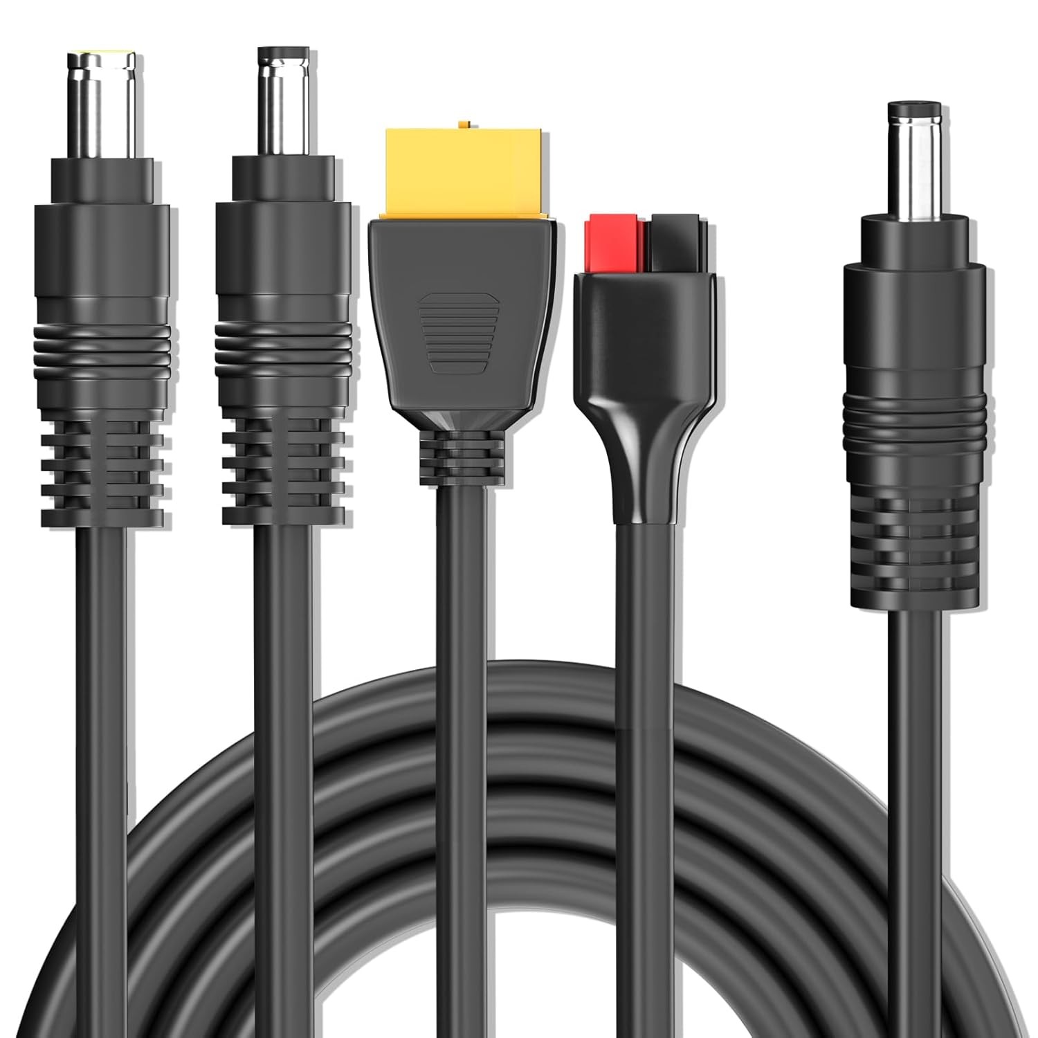 4-in-1 Solar Extension Cable Adapter to XT60 Connector for Solar Charger