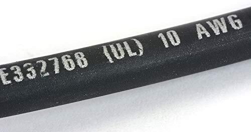 10 AWG/Gauge Solar Cable- Made in The USA 100 Feet Black